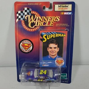 Jeff Gordon #24 DuPont DC Superman 1999 NASCAR Winners Circle 1:64 Diecast Car - Picture 1 of 3