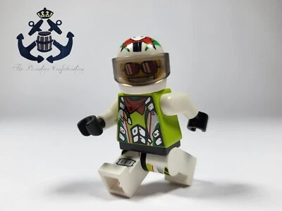 LEGO Minifigure 2010s World Racers Team X-treme Daredevil MAX-treme wr021 - 8898 - Image 1 of 2