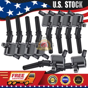 Ignition Coils for Ford E-350 F250 Econoline Excursion 6.8L DG508 C1454 10 Packs - Picture 1 of 8