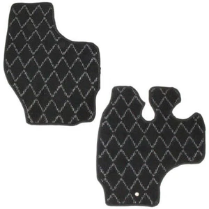 Floor Mat for Honda Acty Truck HA3 HA4 Driver & Passenger 2PCS Black Gray - Imagen 1 de 1