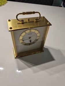 Wunderschöne, goldene SEIKO Standuhr - Bild 1 von 9