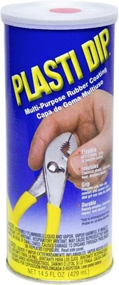 Lata de goma líquida Plasti Dip roja (14,5 oz) para 87 fl oz (paquete de 1),  Foto 1 de 4