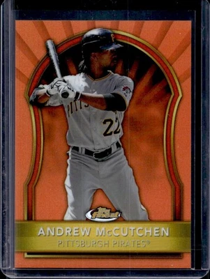 2011 Finest Andrew McCutchen Orange Refractor #/99 Pirates - Image 1 of 2