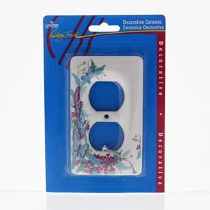 Placa de pared Leviton 89503-FLY Butterfly cerámica 1 velocidad salida dúplex tamaño estándar - Imagen 1 de 7