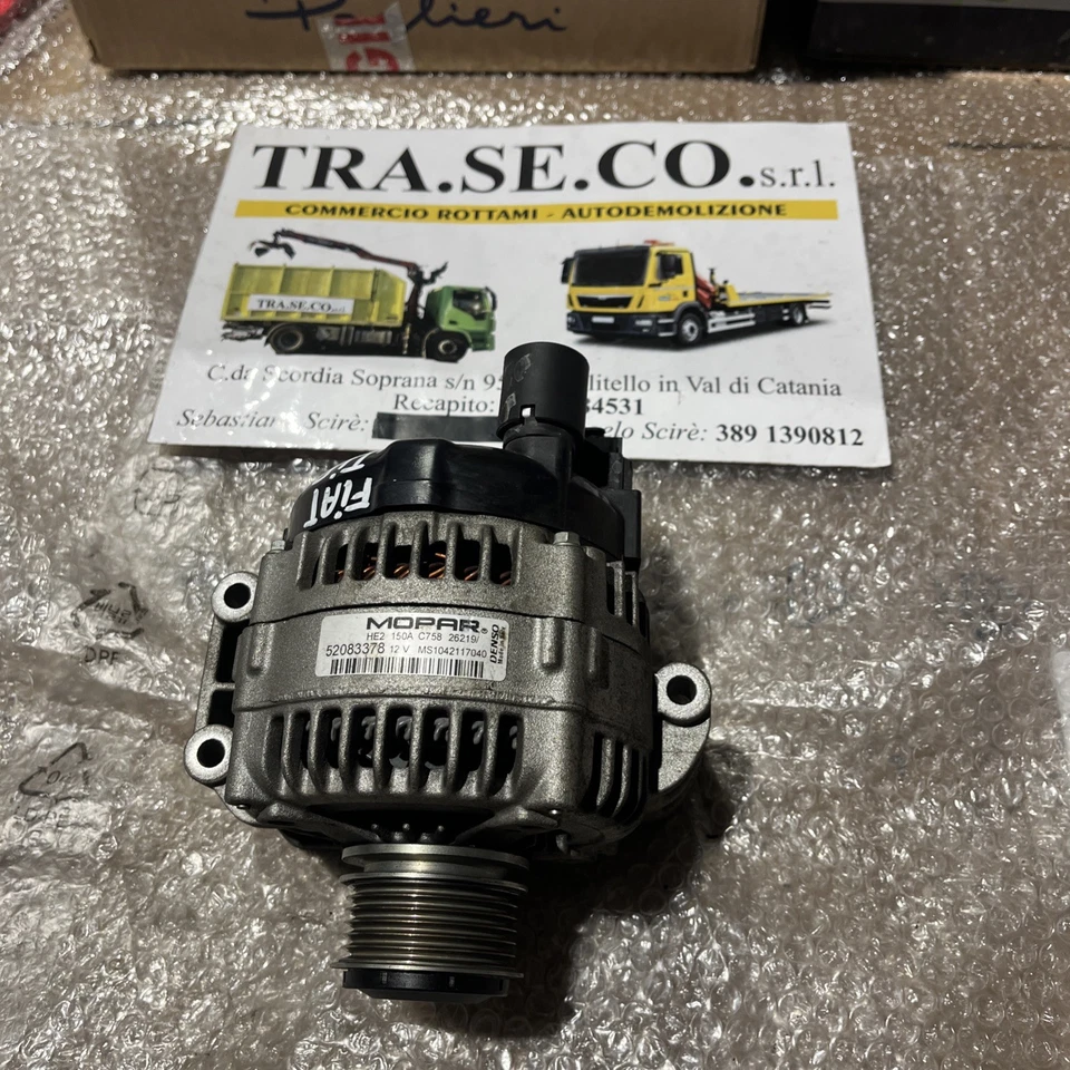 52083378 ALTERNATORE FIAT TIPO REST (356 - 357) 1.3 MULTIJET II 16V 95CV (2020>- - Immagine 1 di 4