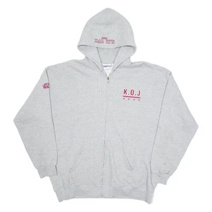 LEE Star Wars Kenobi Mens Grey Hoodie Full Zip XL - Picture 1 of 6