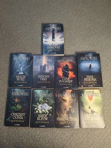 WITCHER 9 Book Collection, Andrzej Sapkowski  polish books WItcher Wiedzmin - Imagen 1 de 12