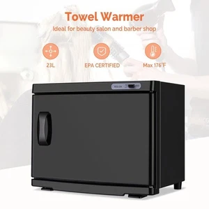 Hot Towel Warmer 23L 2-in-1 Professional Towel Heater for Beauty Salon Facial - Picture 1 of 11