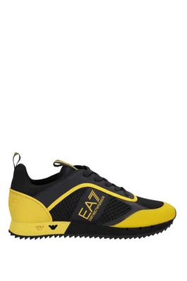 Emporio Armani EA7 Herren Schwarz Sneaker Sportschuhe X8X027-XK050-D187