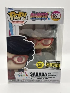 Boruto Sarada w/Sharingan 1358 Funko Pop Exclusive Glow InDark Free Shipping - Picture 1 of 8