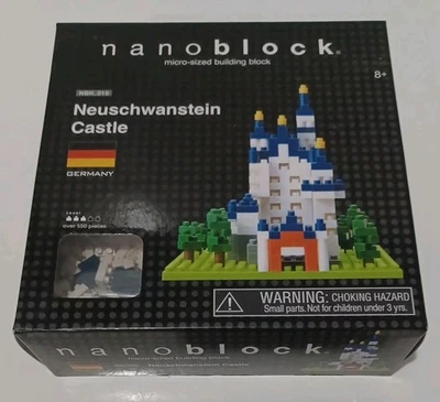 Nanoblock Neuschwanstein Castle Micro Building Block Set New in Box  - Image 1 of 2