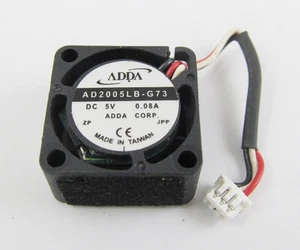 10pcs ADDA Dual Ball Bearing AD2005LB-G73 5V 0.08A 20x20x10mm Notebook DC Fan - Picture 1 of 2