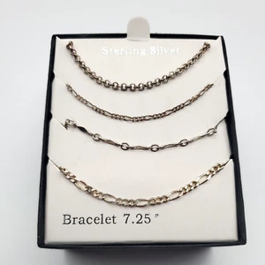 N/C Sterlingsilber Armbänder (x4) 7,25" - Bild 1 von 9