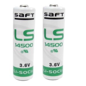 ENVOI AVEC SUIVI - 2 Piles  lithium LS14500  - 14500 - AA - 3,6V - SAFT