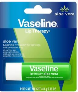 Vaseline Lip Therapy Moisturizing Hydrating Lip Balms with Aloe Vera