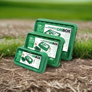 Wetterfeste Elektrobox für draußen - Dribox grün - 3 Größen wählbar - Bild 1 von 50