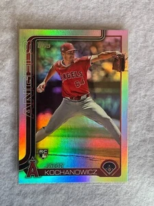 Jack Kochanowicz 2025 Topps Series 1 Rainbow Foil Parallel RC #17 Angels - Picture 1 of 2