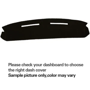Black Dashboard Pad Dash Cover Mat Carpet For 80-89 Lincoln Towncar/Mark VI - Picture 1 of 3