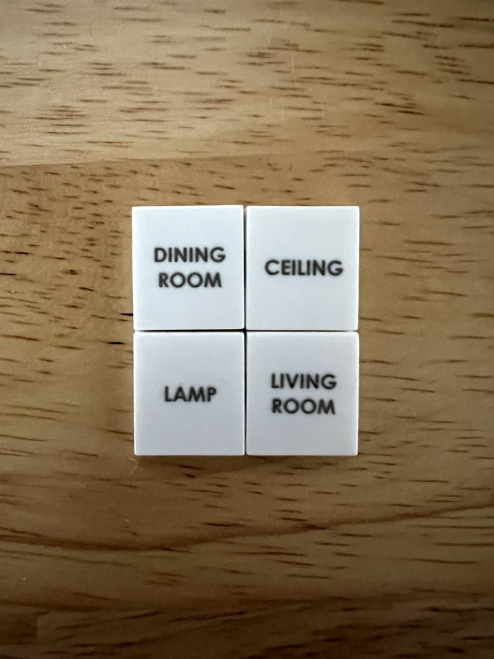 CUSTOM ENGRAVED ETCHED - ONE Insteon Keypad Button for WHITE 2334-222 FAST SHIP - Image 1 of 1