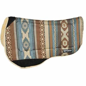 Reinsman Contoured Trail Saddle Pad Fleece Underside Desert Sky Pattern - Picture 1 of 1