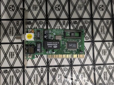 Retro Vintage Aopen KUS-05090 10MBps BNC /RJ45 Network Card PCI - Image 1 of 3