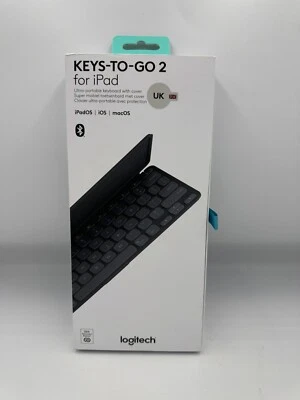 Logitech Keys-To-Go 2 for iPad Universal Portable Wireless Keyboard - Graphite - Image 1 of 2