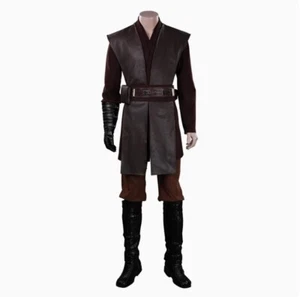  Anakin Skywalker Outfits Star Wars Halloween Cosplay Costume Props Adult Suit - Picture 1 of 8