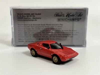 Lancia Stratos 1974 Red 1:87 Scale Minichamps 870125022 - Image 1 of 4