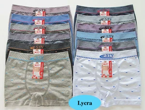 12 Calzoncillos Boxer hombre Lycra talla a elegir M - L - XL Ref: S9028 - Imagen 1 de 8