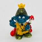 Vintage SMURFS King Emperor Smurf 20046 Peyo Bully Schleich PVC Figurine 1978