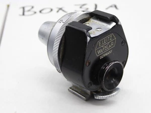 E.LEITZ WETZLAR BLACK UNIVERSAL VIEW FINDER For LEICA RANGEFINDER 3.5 - 13,5 - Picture 1 of 4