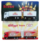 2 x Modell LKW Mini Truck Streker Kellog