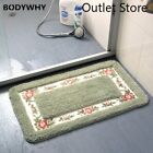 Pastoral Style Bath Carpet Rectangle Mat Anti-slip  Shower Room Rugs Carpets