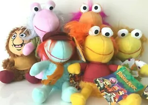 Juego de 6 muñecas Fraggle Rock Muppets aprox. 7 pulgadas cada uno. Juguetes de peluche. Nuevos con etiquetas - Imagen 1 de 7