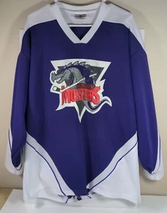 Vintage TeamWork Athletic Apperal Monsters Hockey Jersey Mens Size L Large 42-44 - Picture 1 of 11