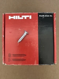 Hilti 433001 1/4 x 1-1/4 Torx Flat Head Concrete Anchors 100 Count Box - Picture 1 of 3