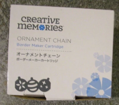 Creative Memories Ornament Chain BORDER MAKER CARTRIDGE BMC 2019 New NIB punch - Image 1 of 2