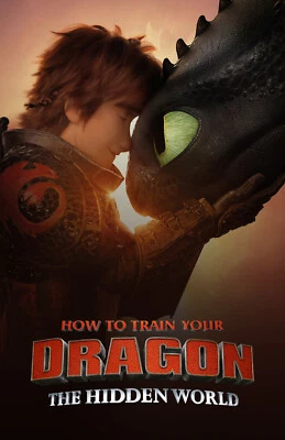 RICH HILL PRODUCTIONS AA2084 How to Train Your Dragon The Hidden World 2019 Leads Movie Poster 11x17