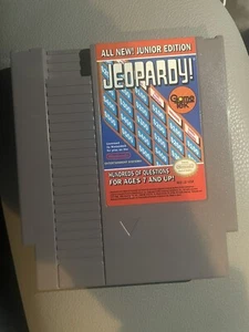 Jeopardy! Basierend auf der Top Hit TV Game Show (Nintendo 1985) NES Cart TOP Zustand - Bild 1 von 2