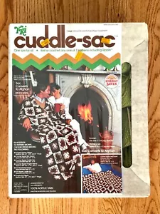Very Rare Vintage 1979 YKI Cuddle-Sac Afghan Blanket Kit – New and Includes Yarn - Picture 1 of 8
