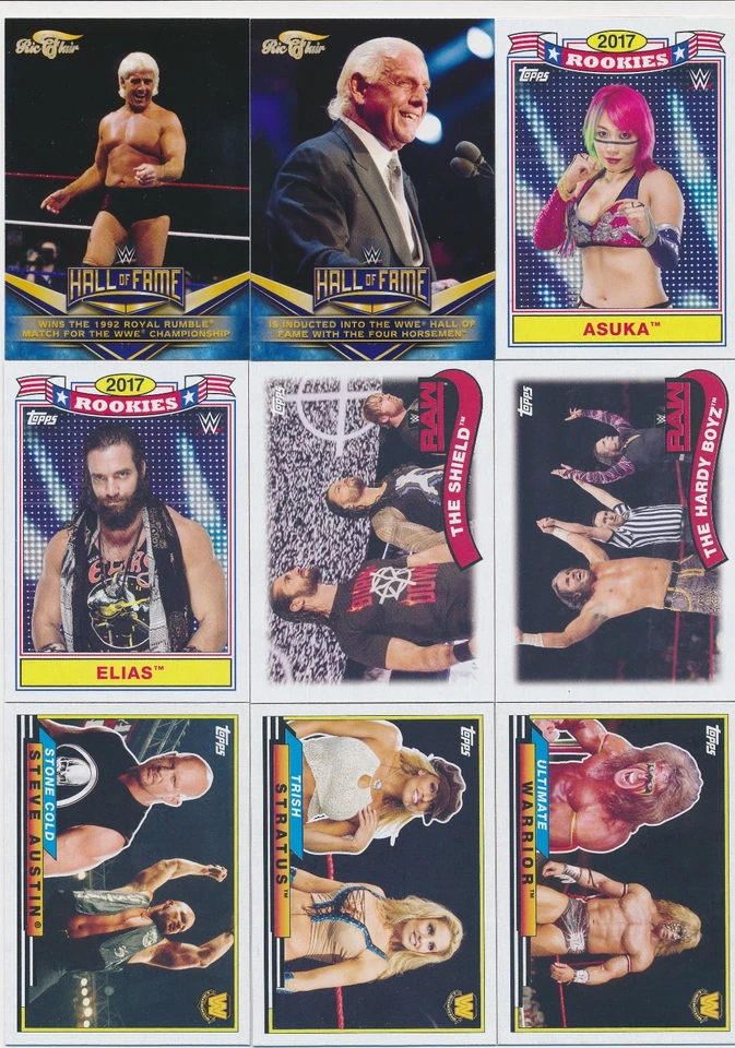 2018 Topps WWE Heritage BIG LEGENDS, TOP 10, TAG TEAMS, RIC FLAIR Pick From List - Image 1 of 1