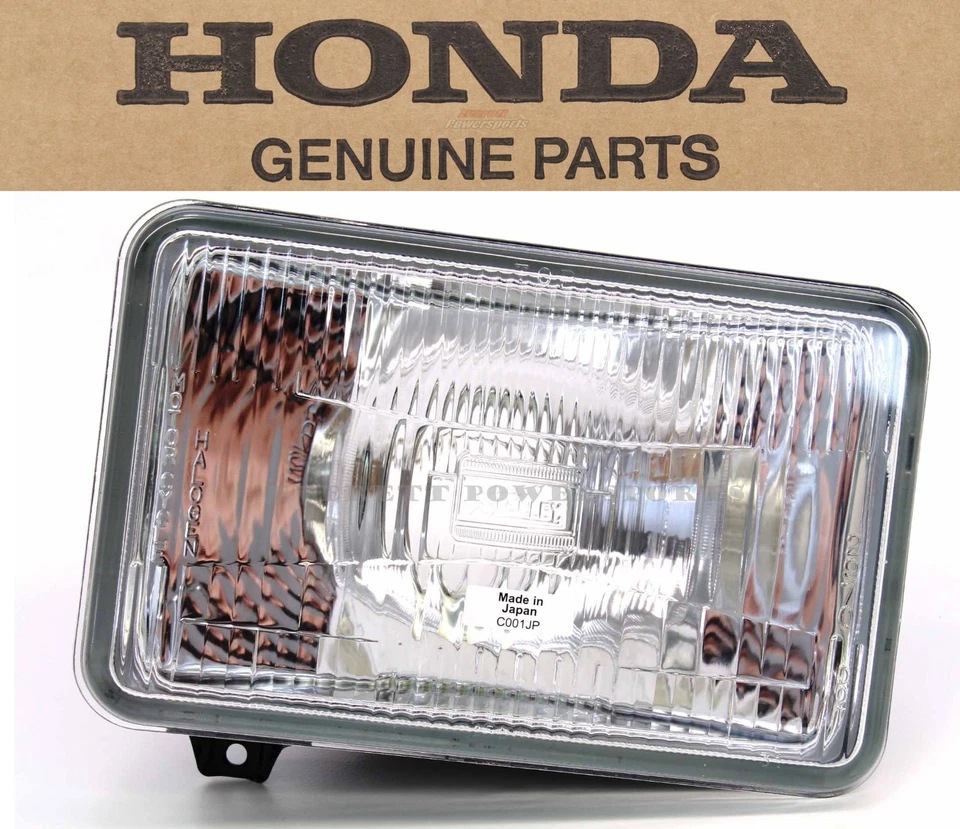 Lente de lámpara de faro genuino Honda 91-96 XR250 L, 93-14 XR650 L (ver notas) #N09 Foto 1 de 4