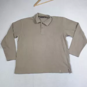Colorado Mens Sweater Jumper Size L Large Brown Collared Long Sleeve - Picture 1 of 14