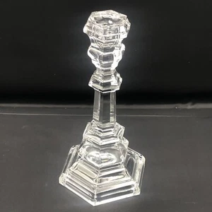 Tiffany & Co Clear Crystal Plymouth Candlestick - Picture 1 of 8