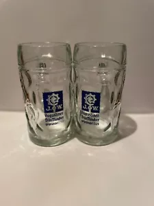 2x Glaskrug Maßkrug Augustiner Bräu München Isar Seidel Beer Brauereikrug 0,5L - Bild 1 von 3