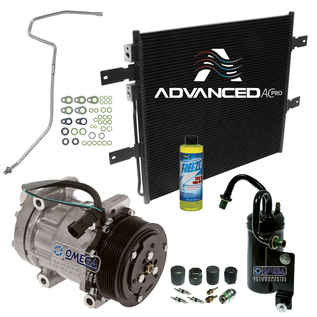 Kit Compresor A/c Dodge Ram 2500 Custom V8 5.9l 2002 | Meses Sin Interés - Foto 6