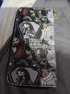 Loungefly Disney Nightmare Before Christmas Zip-Around Wallet Purse - Picture 1 of 3