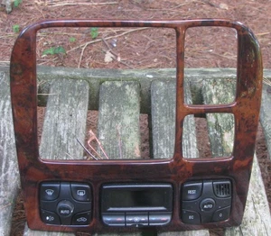 00-02 MERCEDES W220 S430 S500  DIGITAL CLIMATE CONTROL W/ BEZEL 2208300885 - Picture 1 of 7