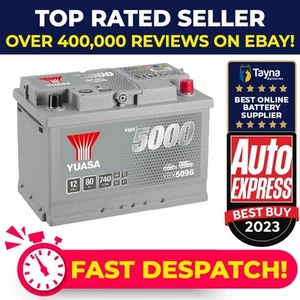 Battery fits LAND ROVER DISCOVERY SPORT FREELANDER 1999 on Yuasa 096 740A 80Ah - Picture 1 of 4