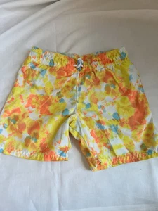Cat&Jack shorts boys size 4T Bright Yellow Orange Highly visible Swim Trunks  - Picture 1 of 5